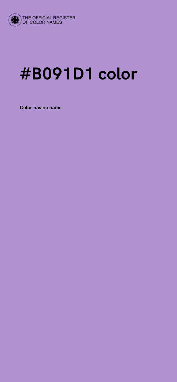 #B091D1 color image