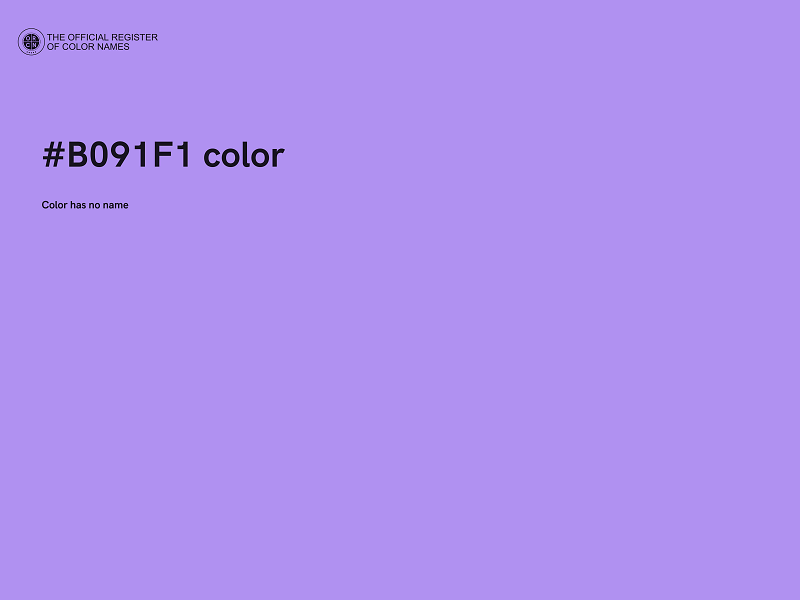 #B091F1 color image