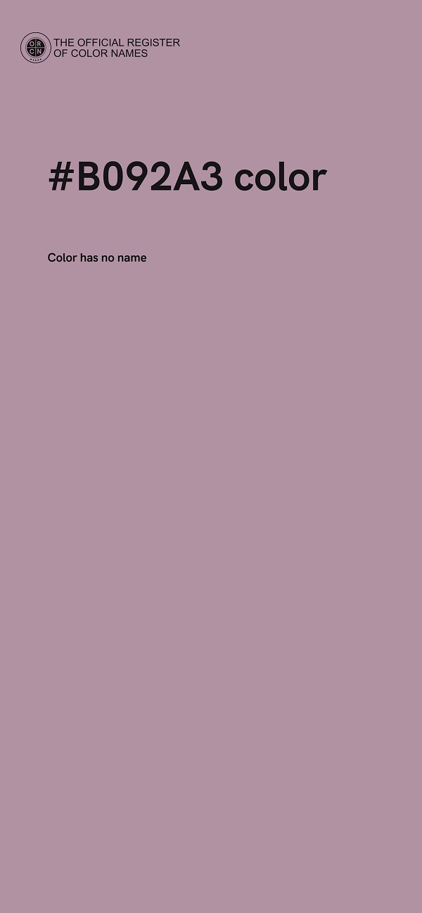 #B092A3 color image