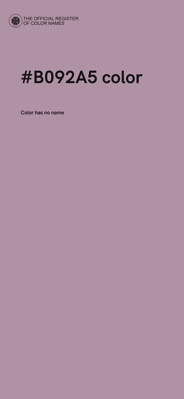 #B092A5 color image