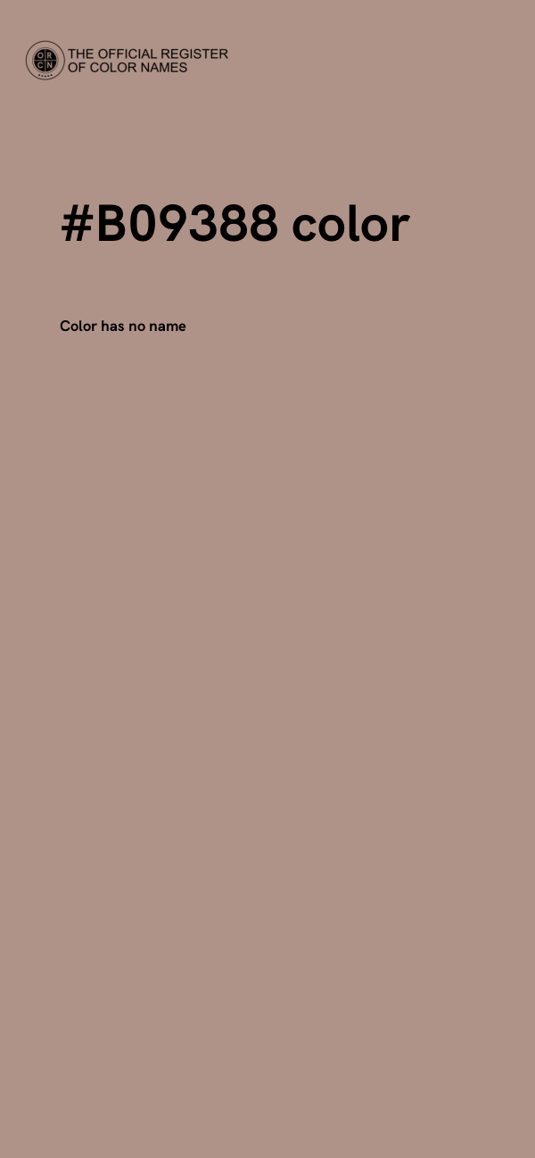 #B09388 color image