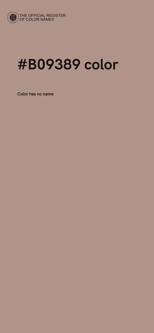 #B09389 color image