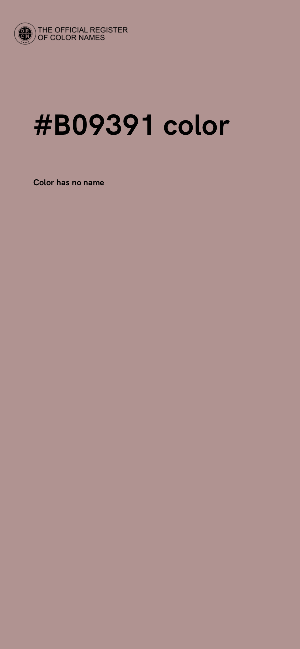 #B09391 color image