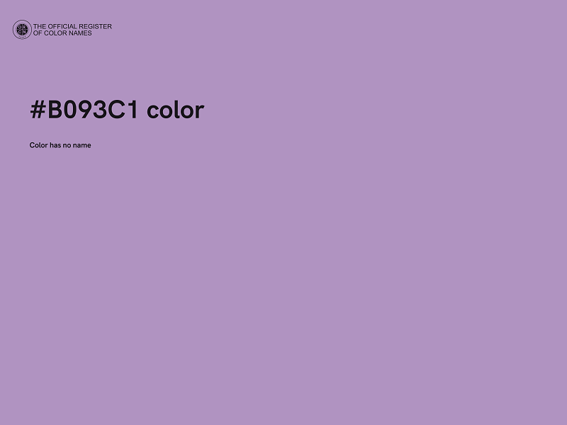 #B093C1 color image