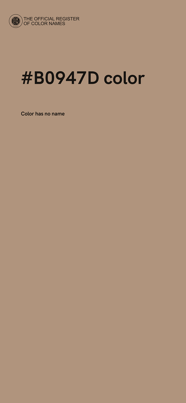 #B0947D color image