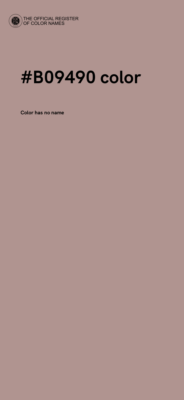 #B09490 color image