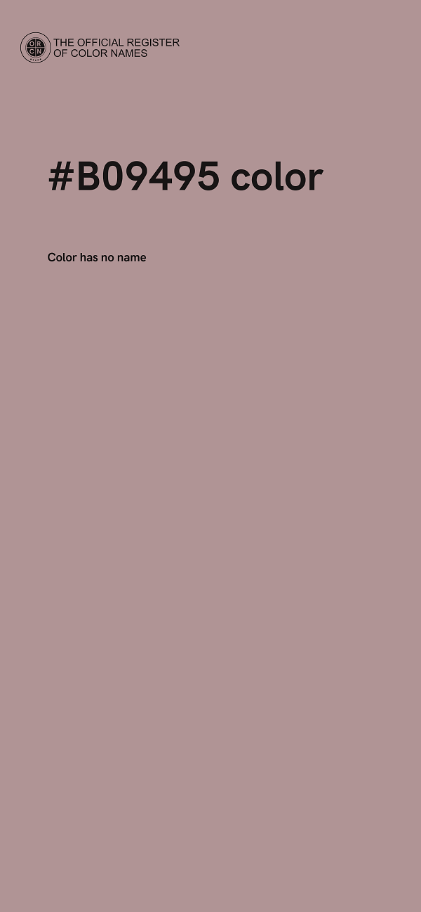 #B09495 color image