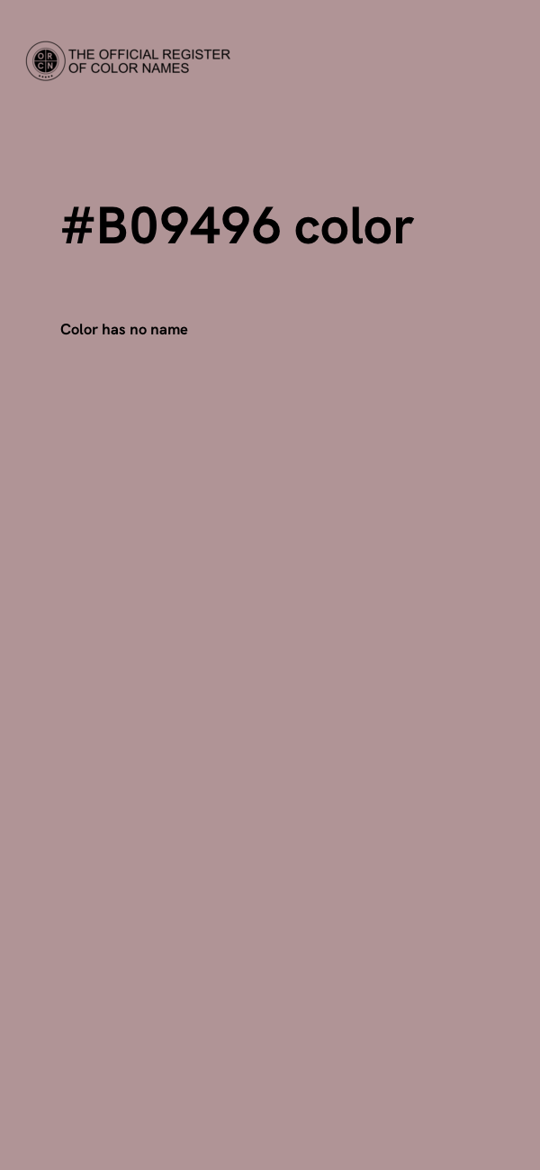#B09496 color image