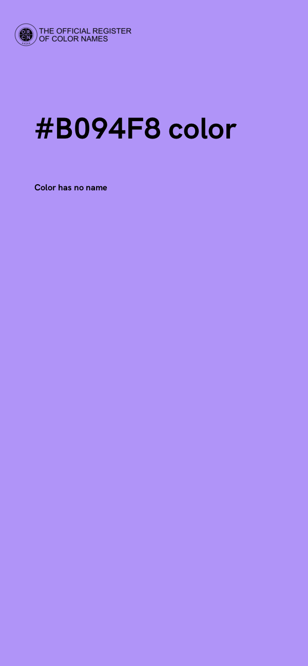 #B094F8 color image