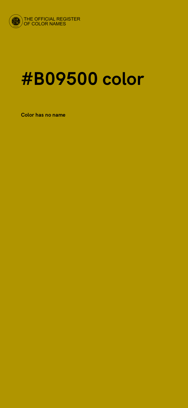#B09500 color image