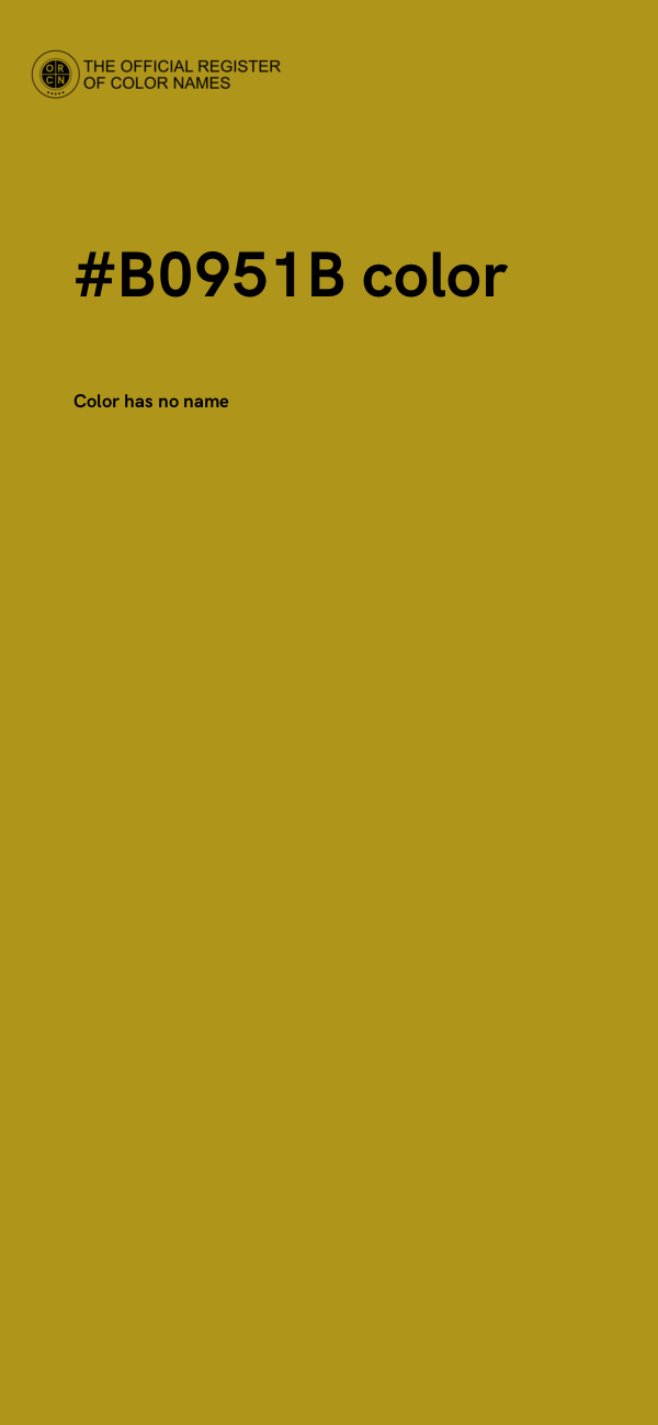 #B0951B color image