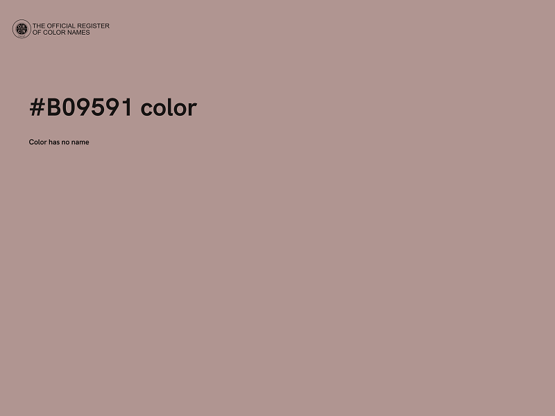 #B09591 color image