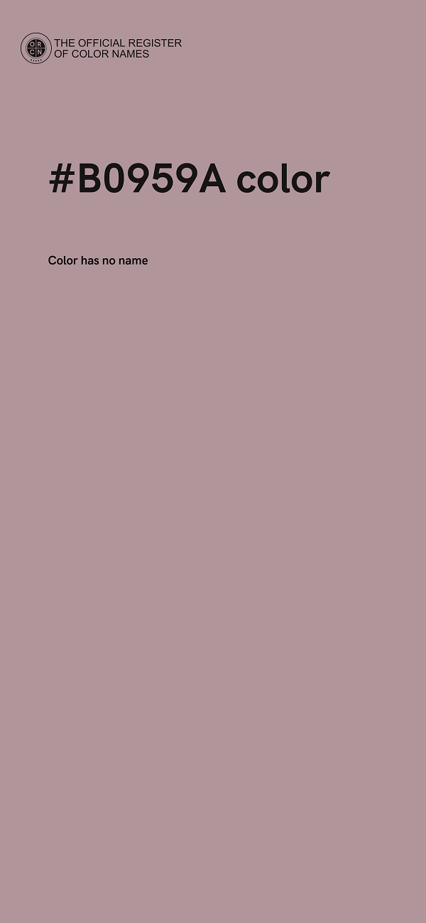 #B0959A color image