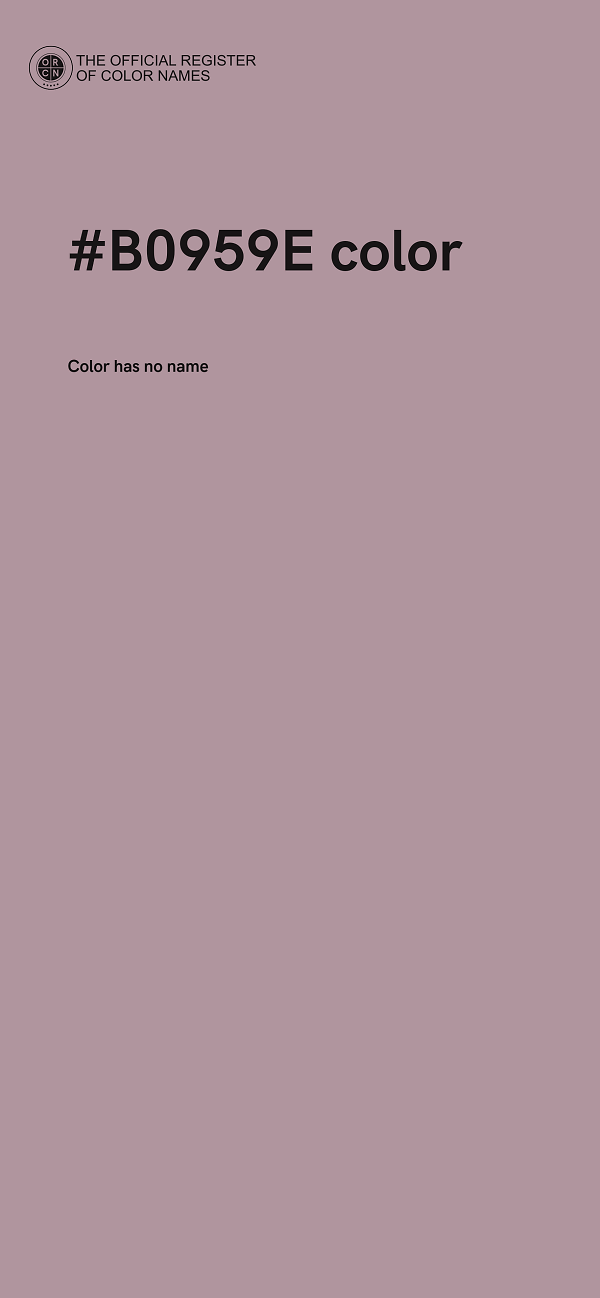 #B0959E color image