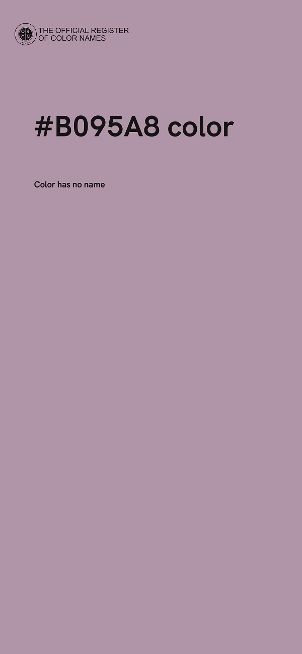 #B095A8 color image