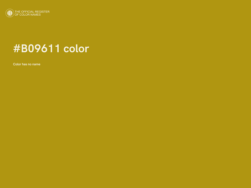 #B09611 color image
