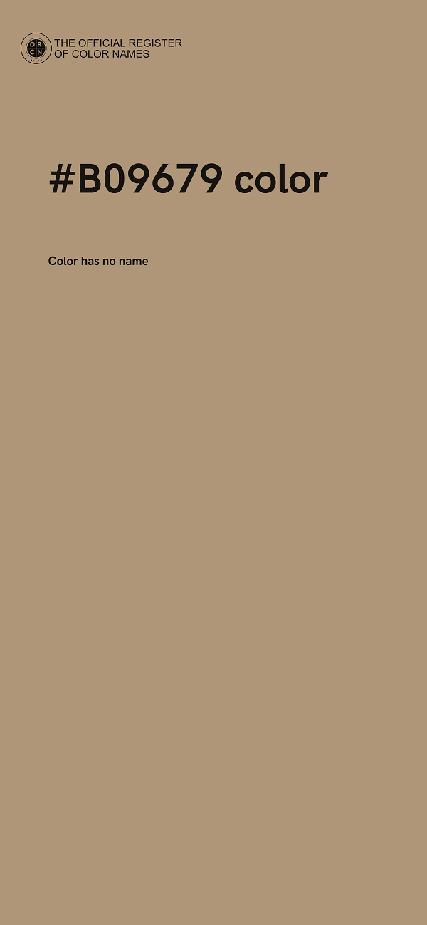 #B09679 color image