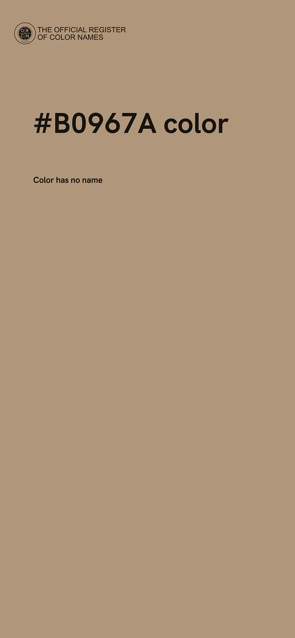 #B0967A color image
