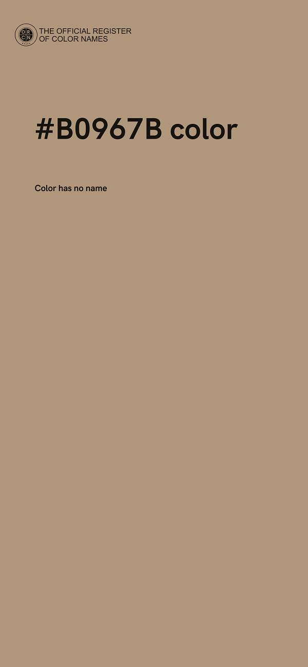 #B0967B color image