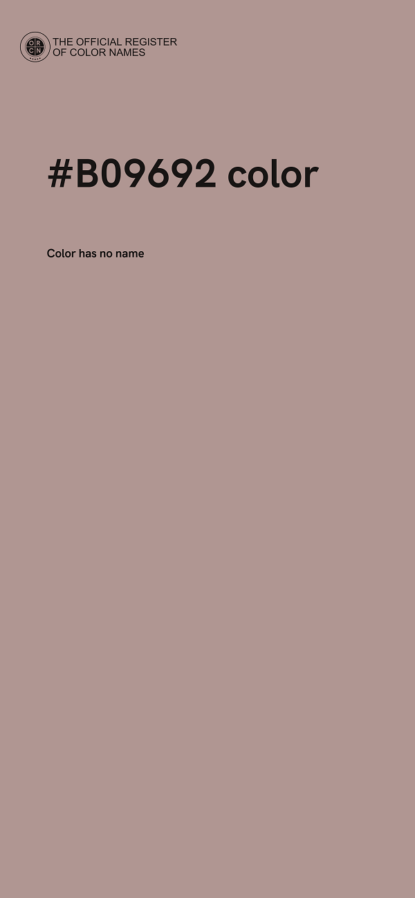 #B09692 color image