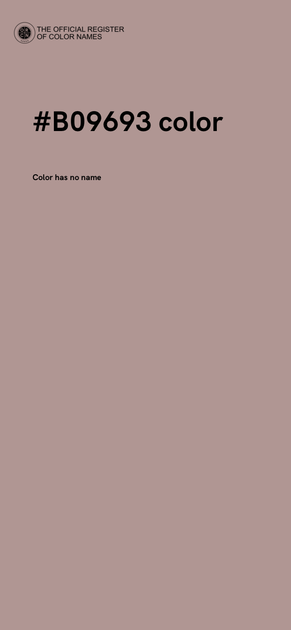 #B09693 color image