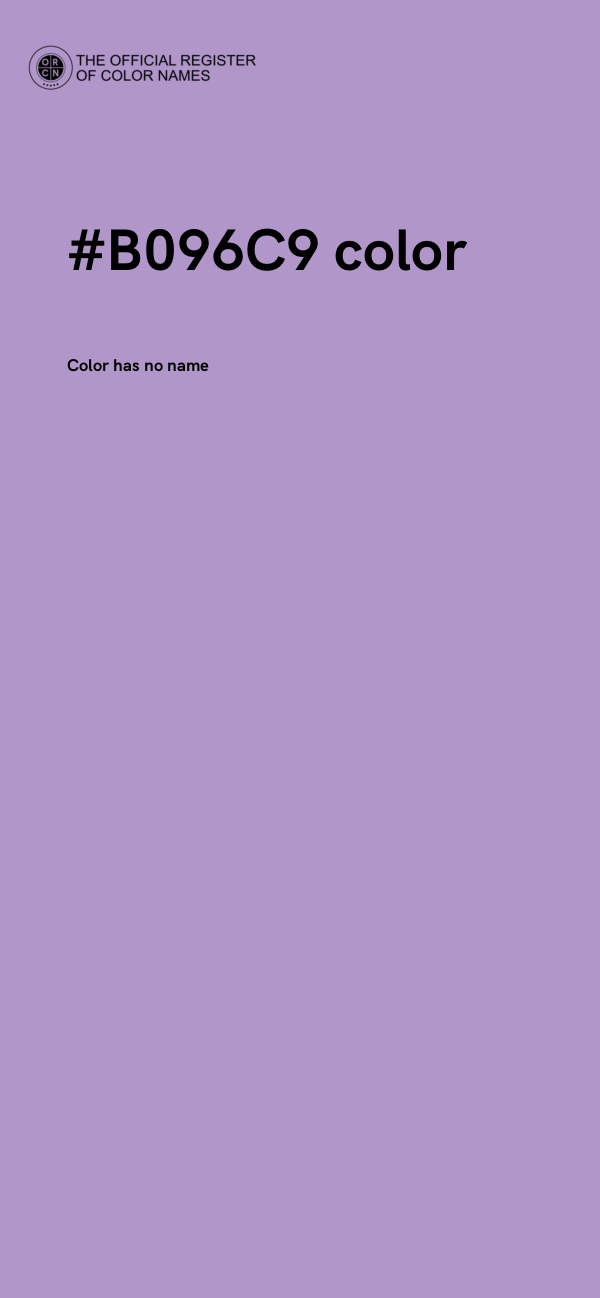 #B096C9 color image
