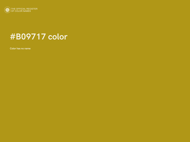 #B09717 color image