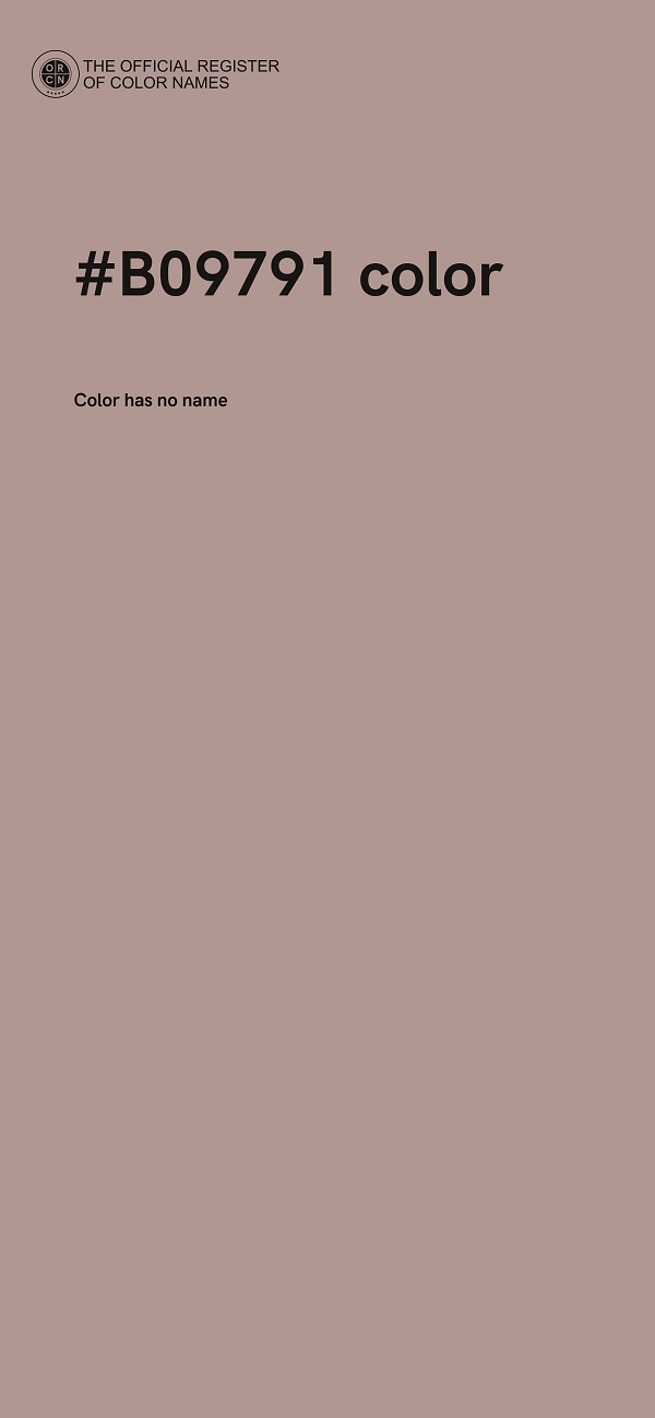 #B09791 color image