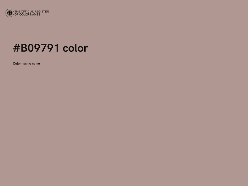 #B09791 color image