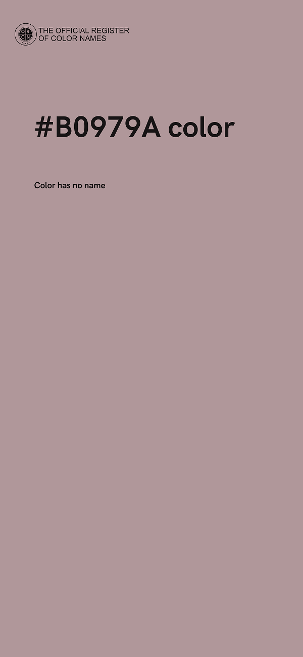 #B0979A color image