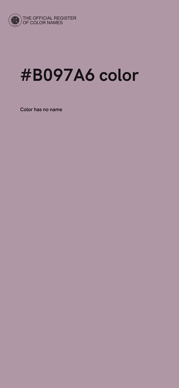 #B097A6 color image