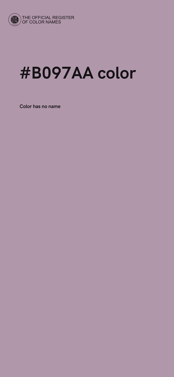 #B097AA color image