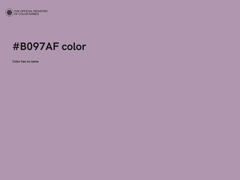 #B097AF color image