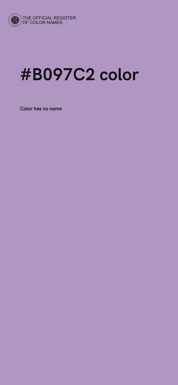 #B097C2 color image