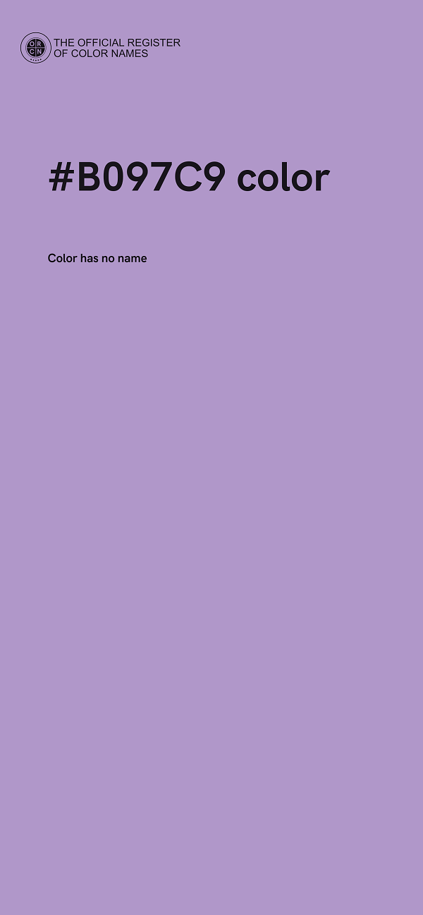 #B097C9 color image
