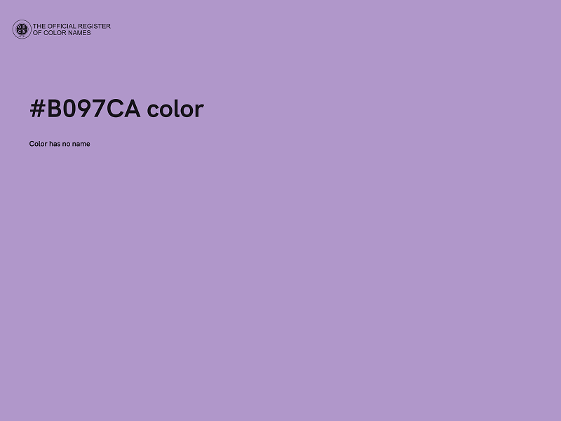 #B097CA color image