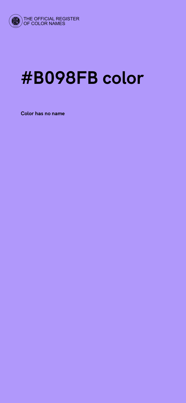 #B098FB color image