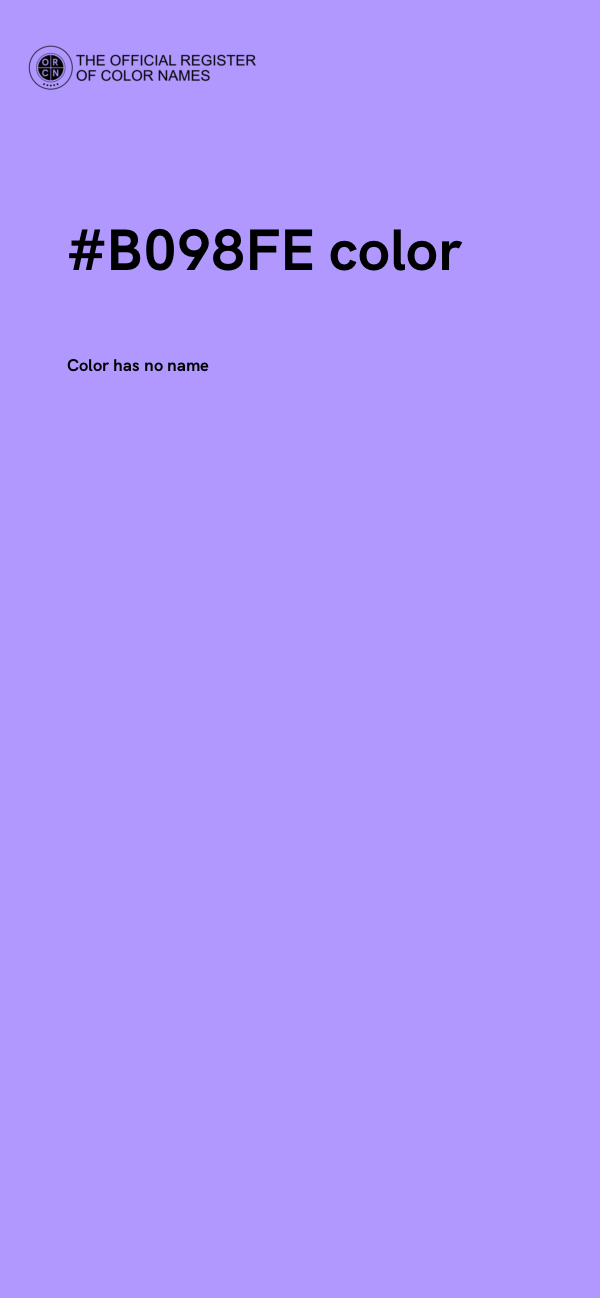 #B098FE color image
