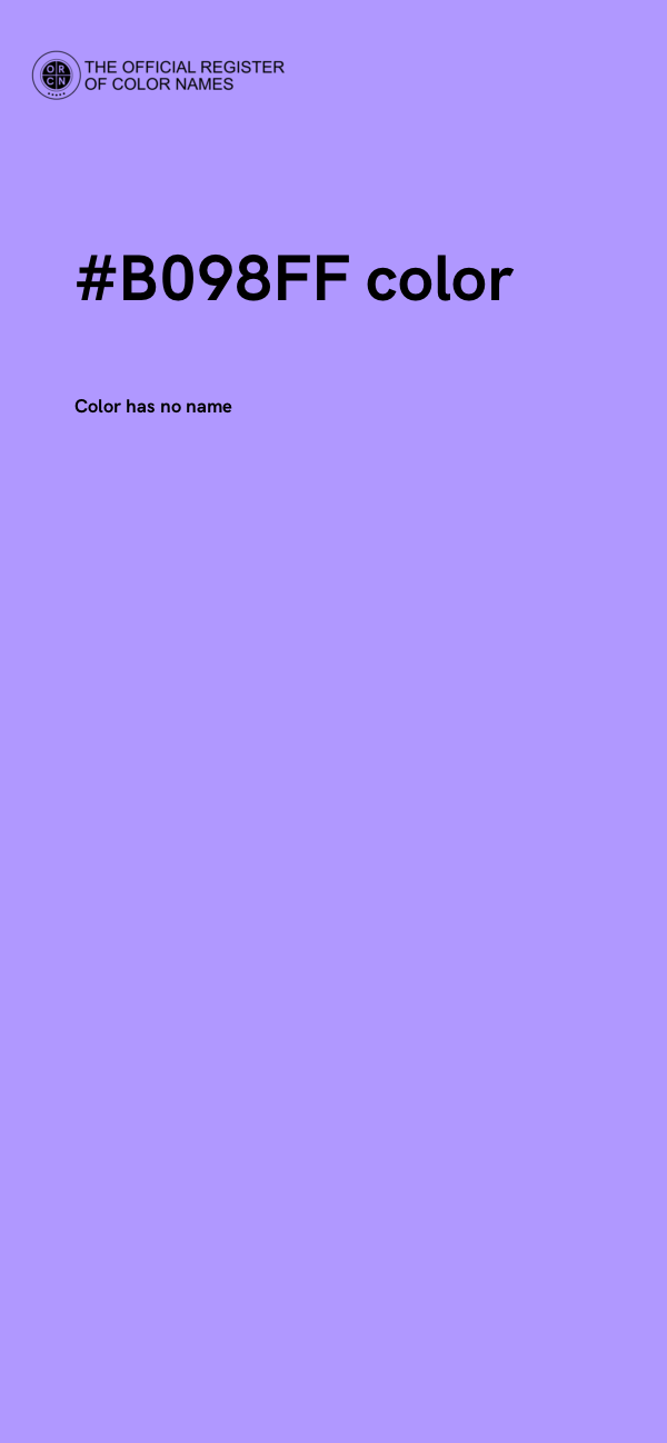 #B098FF color image