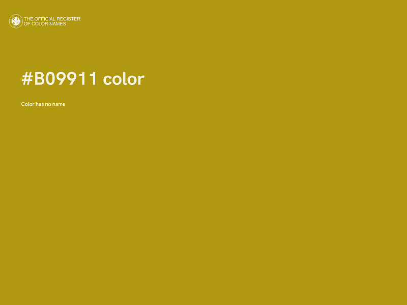 #B09911 color image