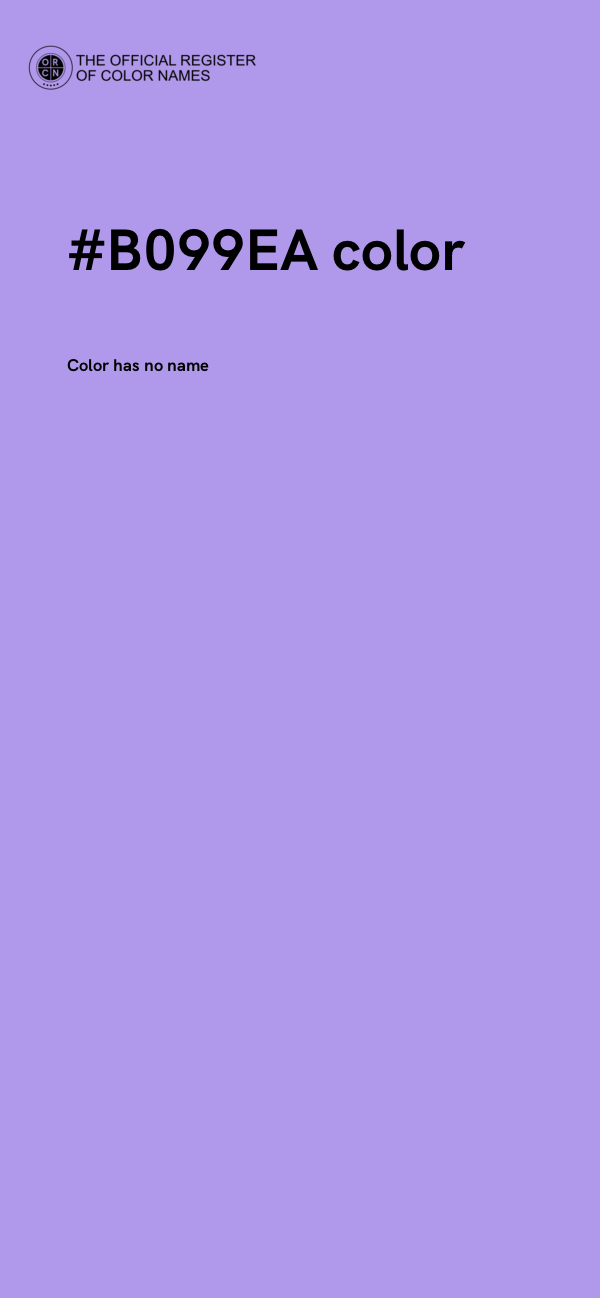 #B099EA color image