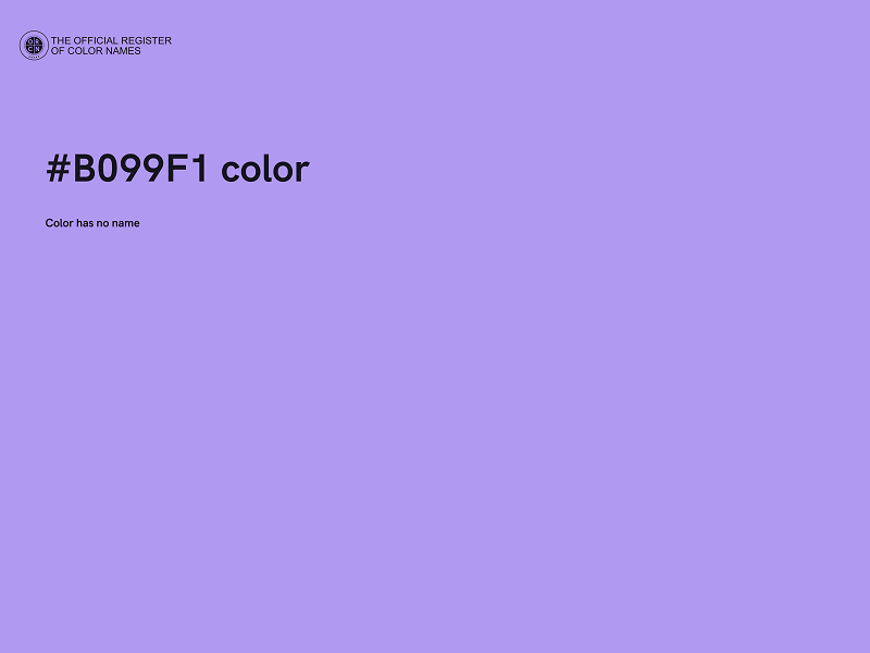 #B099F1 color image