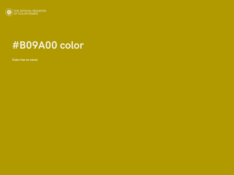 #B09A00 color image