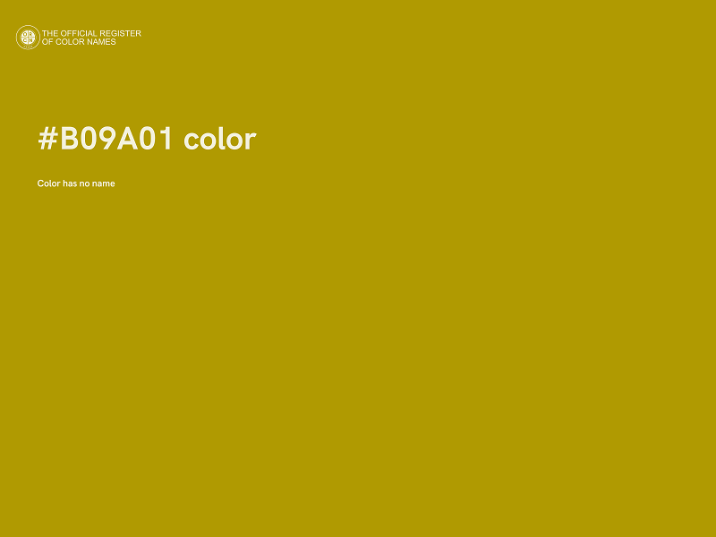 #B09A01 color image