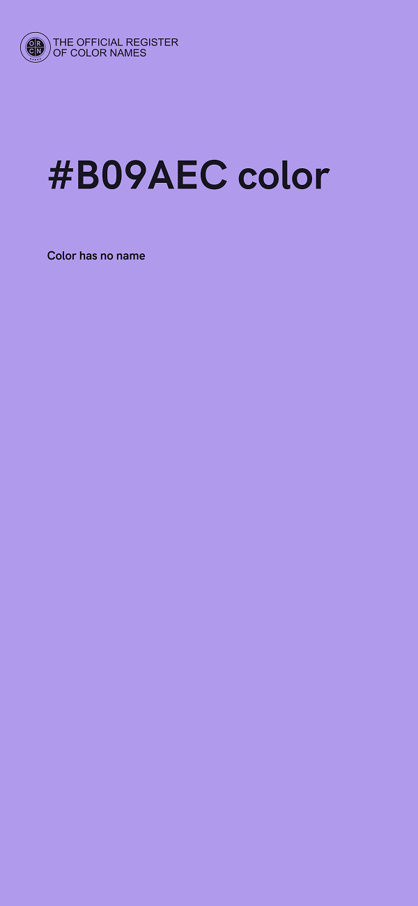 #B09AEC color image