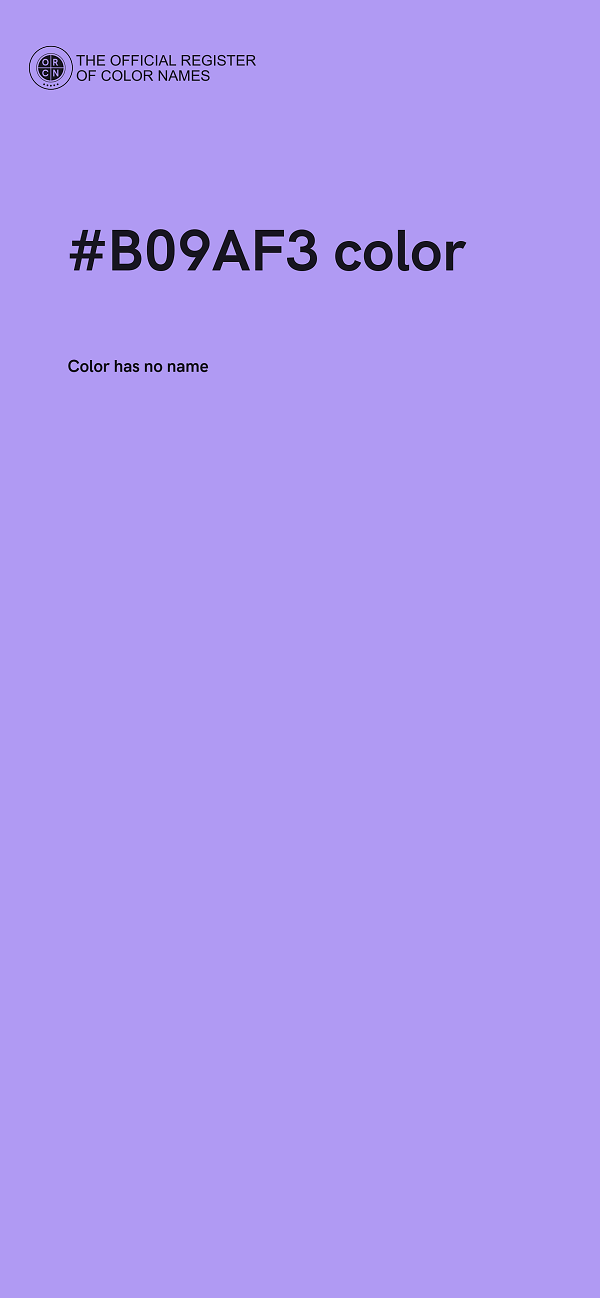 #B09AF3 color image
