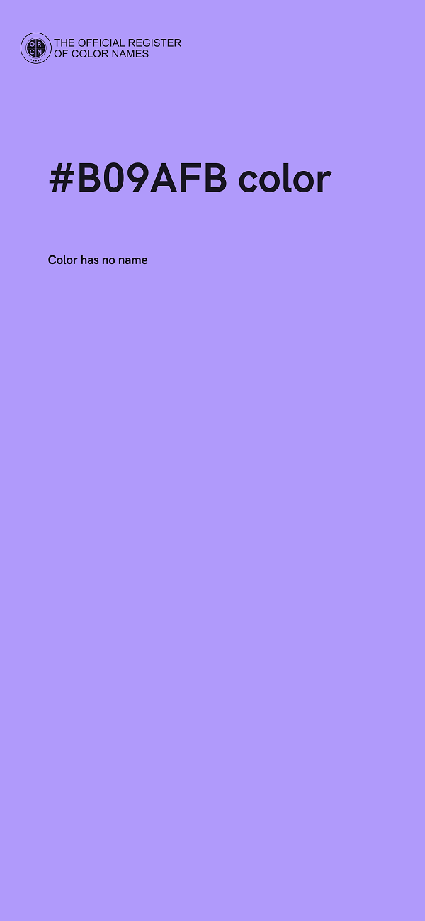 #B09AFB color image