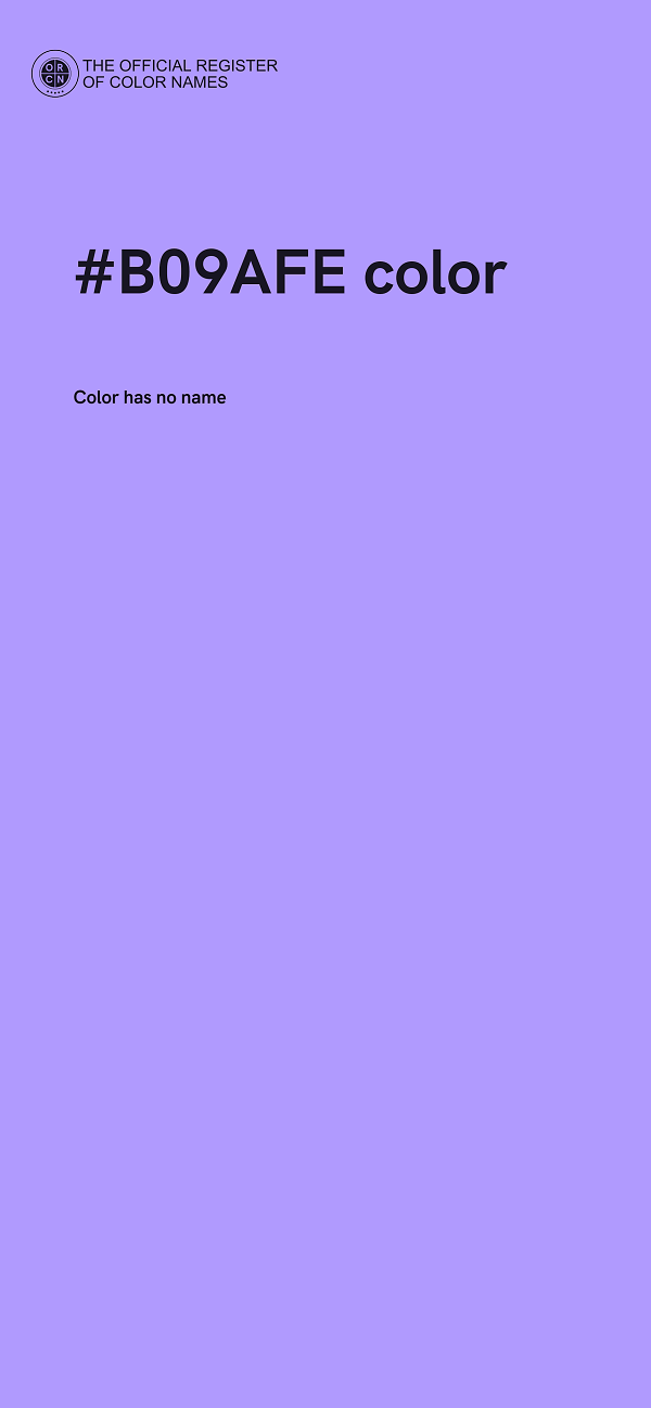 #B09AFE color image