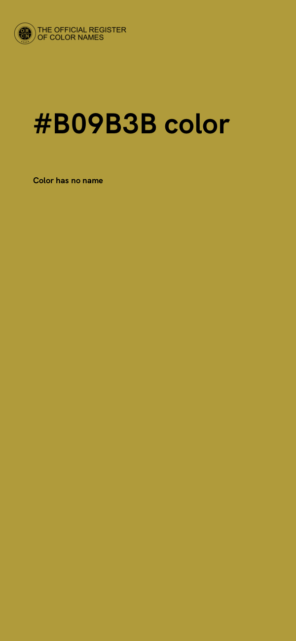 #B09B3B color image