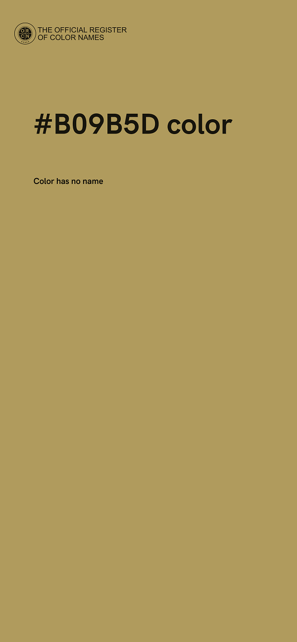 #B09B5D color image
